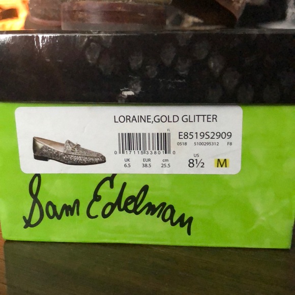 Loraine, Gold Glitter - Picture 2 of 4